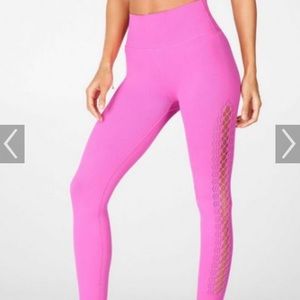 Fabletics high waisted lattice sculpt knit s:small